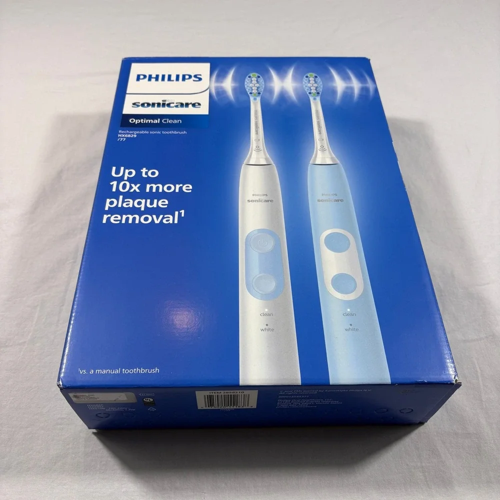 Philips Sonicare Optimal Clean Rechargeable‎ Sonic Toothbrush and Case- One Set
